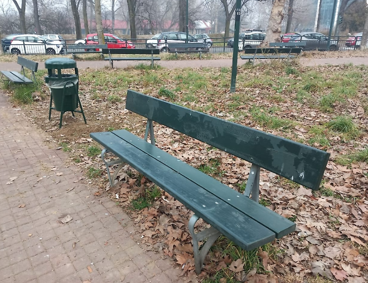 Arrivano panchine e cestini nuovi