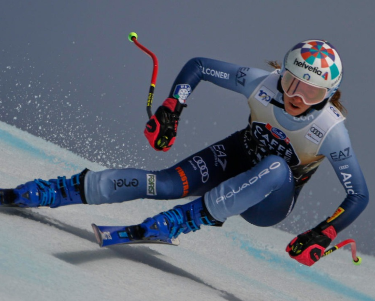 Marta Bassino fa cose mai viste, vince la sua prima discesa a Crans Montana: seconda Federica Brignone
