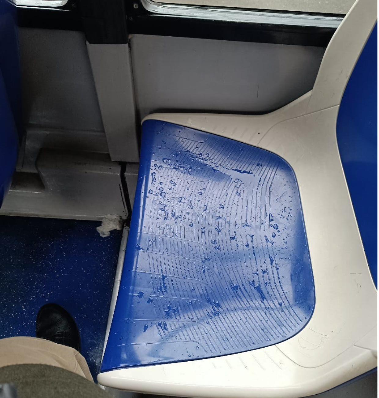 Piove dentro la linea 17 del Gtt