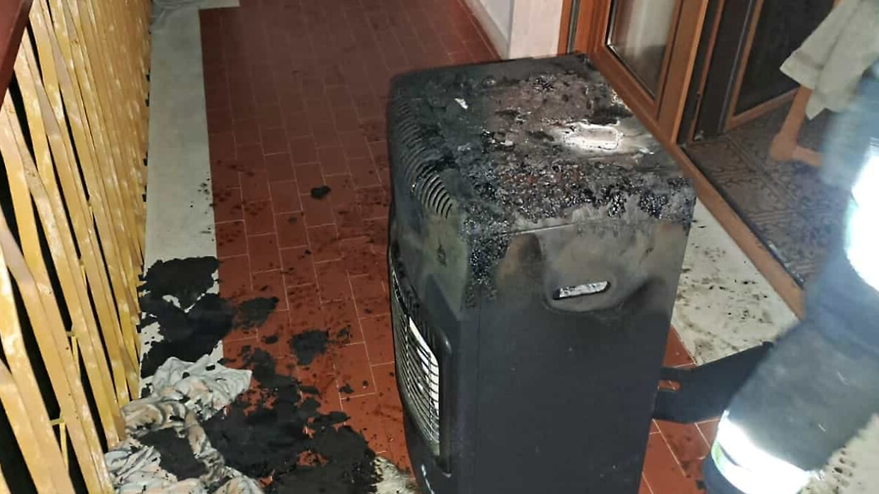 L'incendio è partito dalla stufa (foto d'archivio)