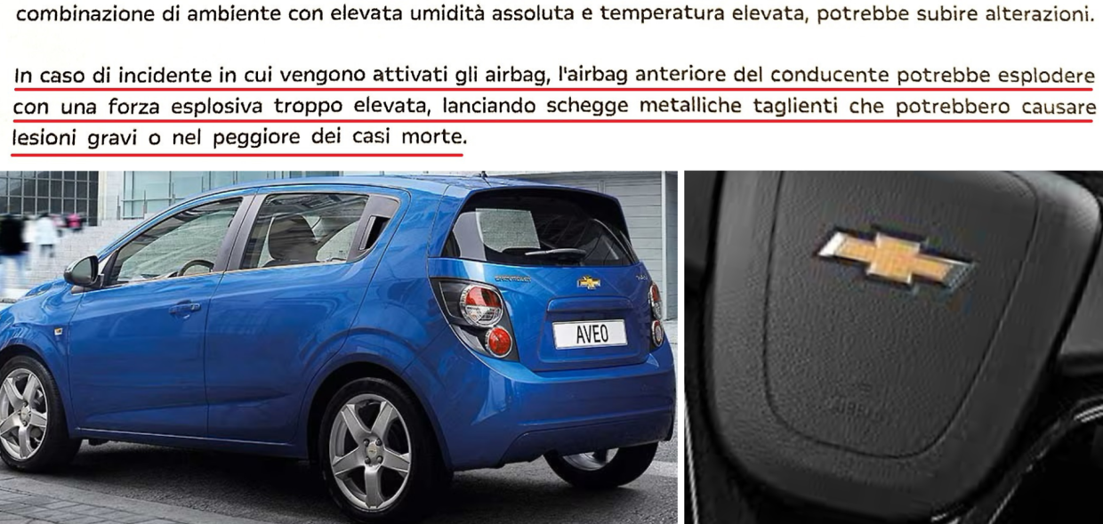 «Ripara l’auto o l'airbag potrebbe ucciderti». Ma nell’officina mancano i ricambi