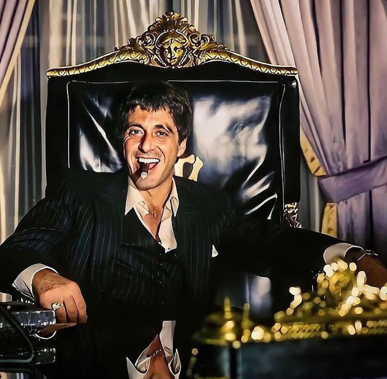 Tony Montana in Scarface (Fonte Instagram)