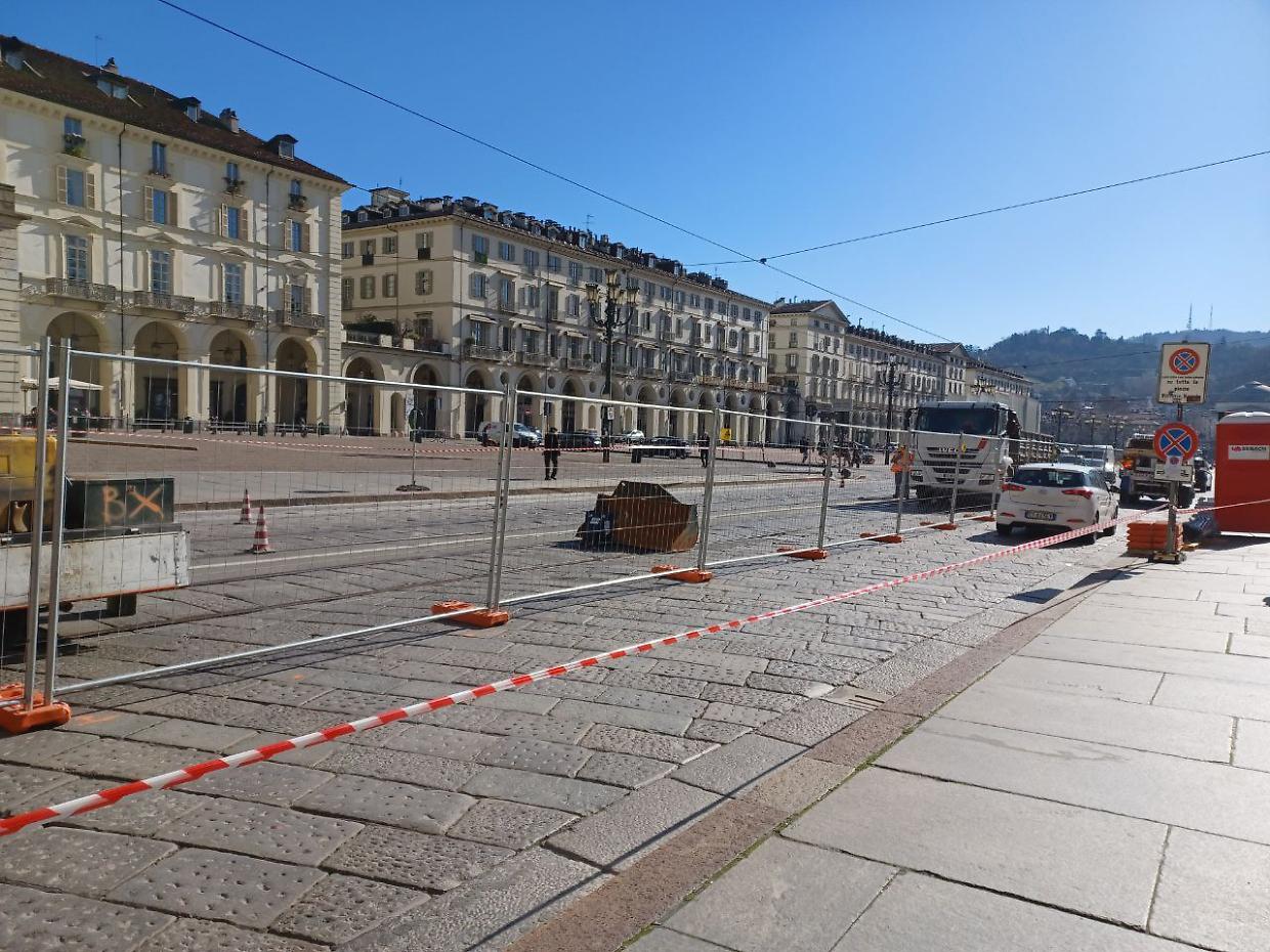 Cantieri tra via Po e piazza Vittorio