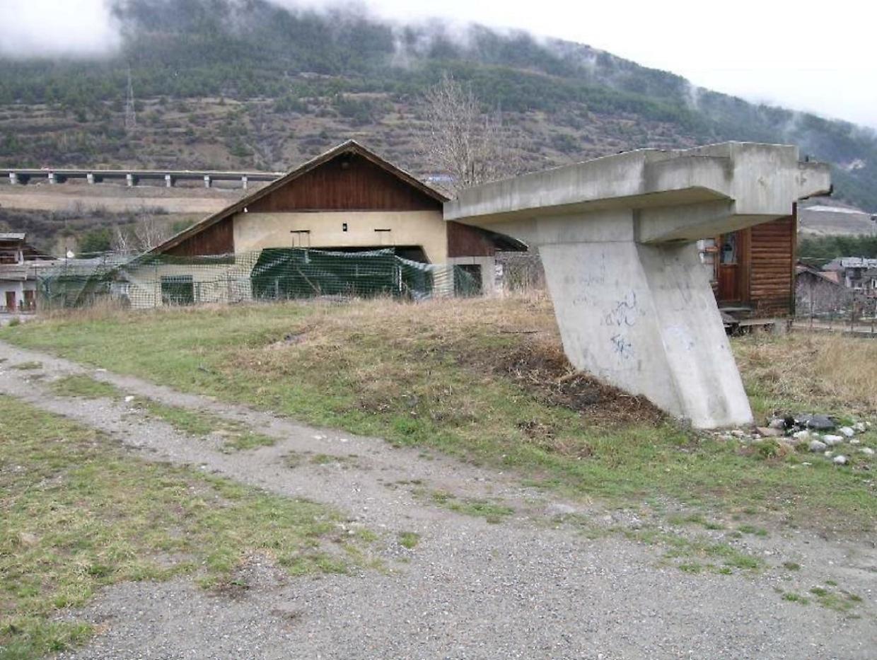 L’impianto di Beaulard, frazione di Oulx, è uno di quelli abbandonati
