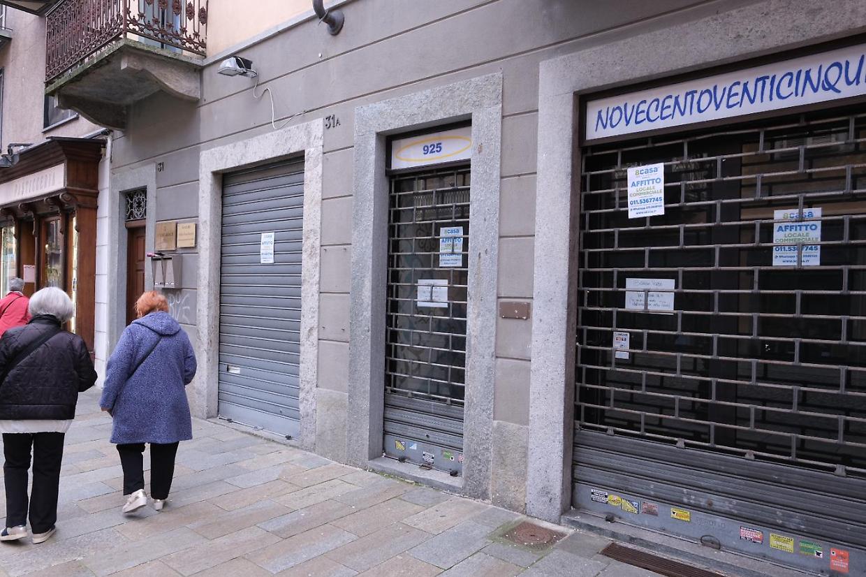 In centro a Chivasso chiuso il 15% dei negozi 