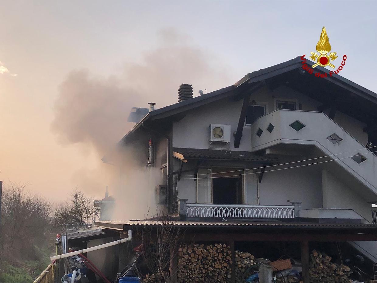 Incendio a Rivalta