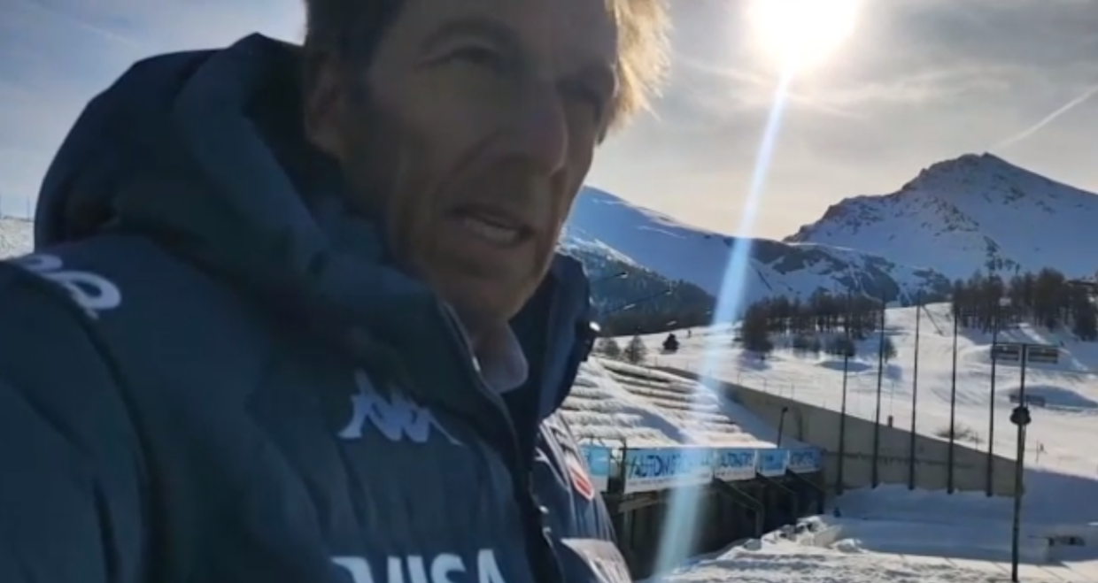 Il grido dell'ex campione a Sestriere: "Ora basta, ribelliamoci". Cosa ha detto?