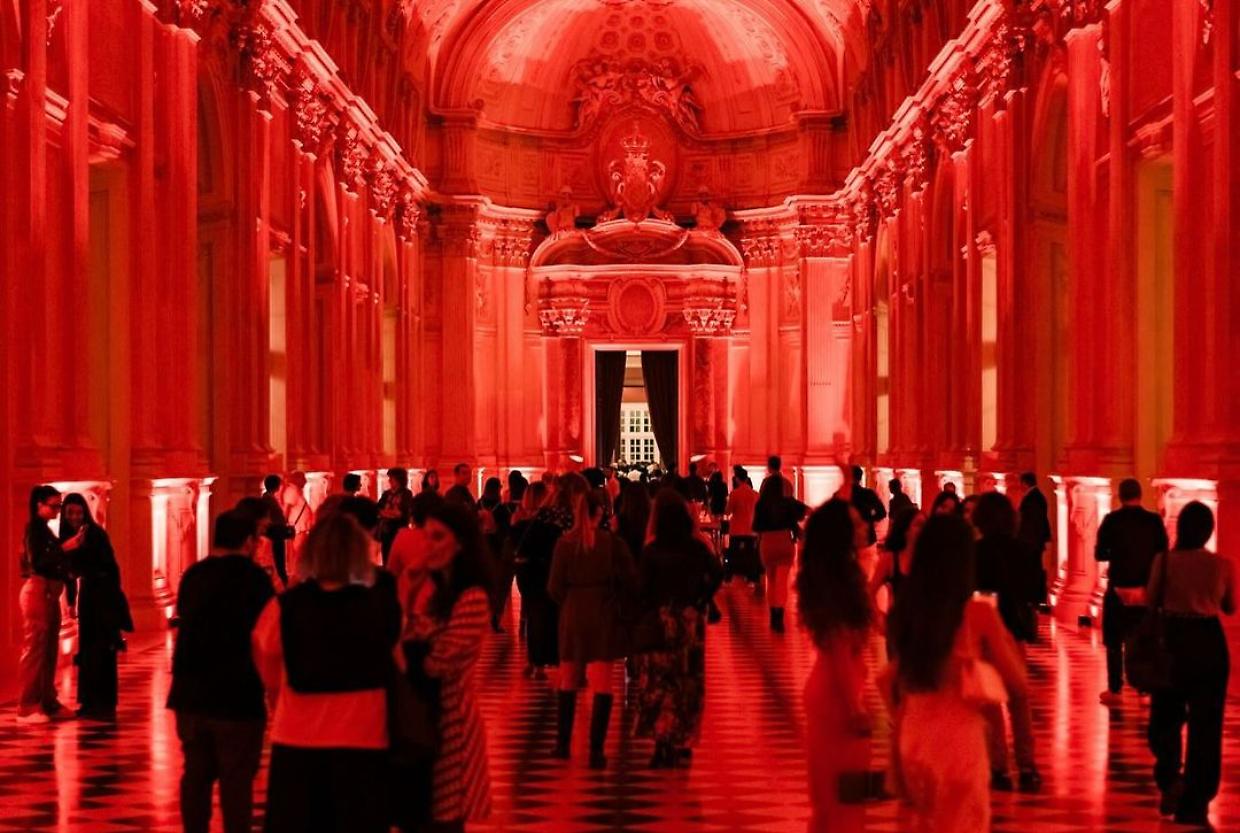 "Una notte alla Reggia di Venaria” (fonte Instagram)