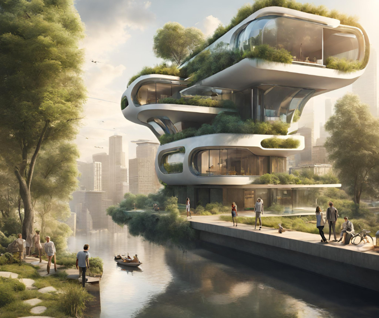 Vivere vicino a un fiume fa dormire meglio, ecco come dovranno essere le città del futuro