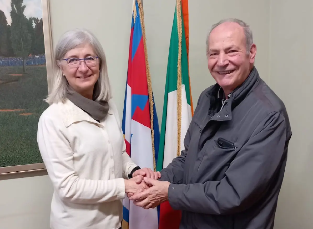 La cerimonia di nomina del nuovo direttore Eligio Tesse 
