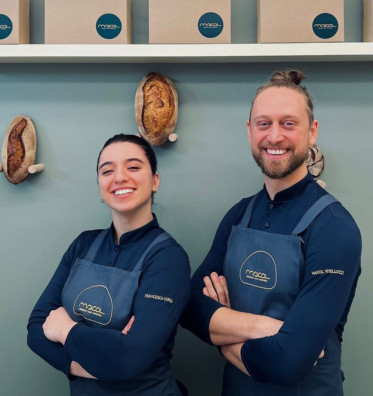 Maicol Vitellozzi con Francesca Corbo  (Fonte Instagram)
