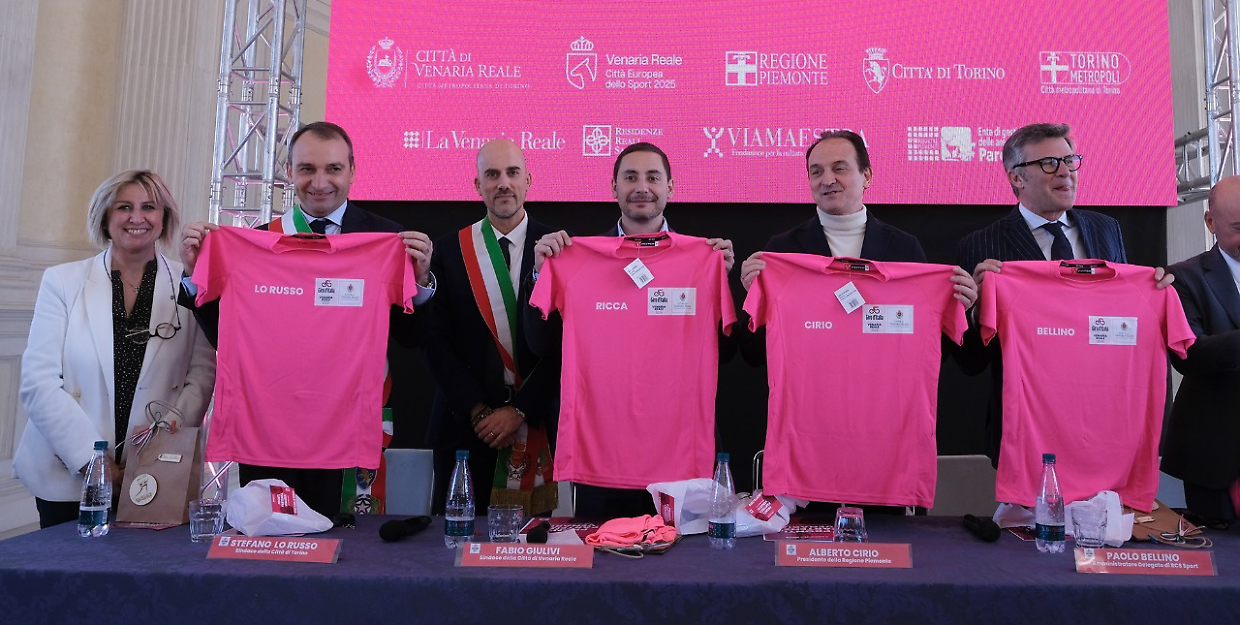 La conferenza stampa di presentazione alla Reggia di Venaria