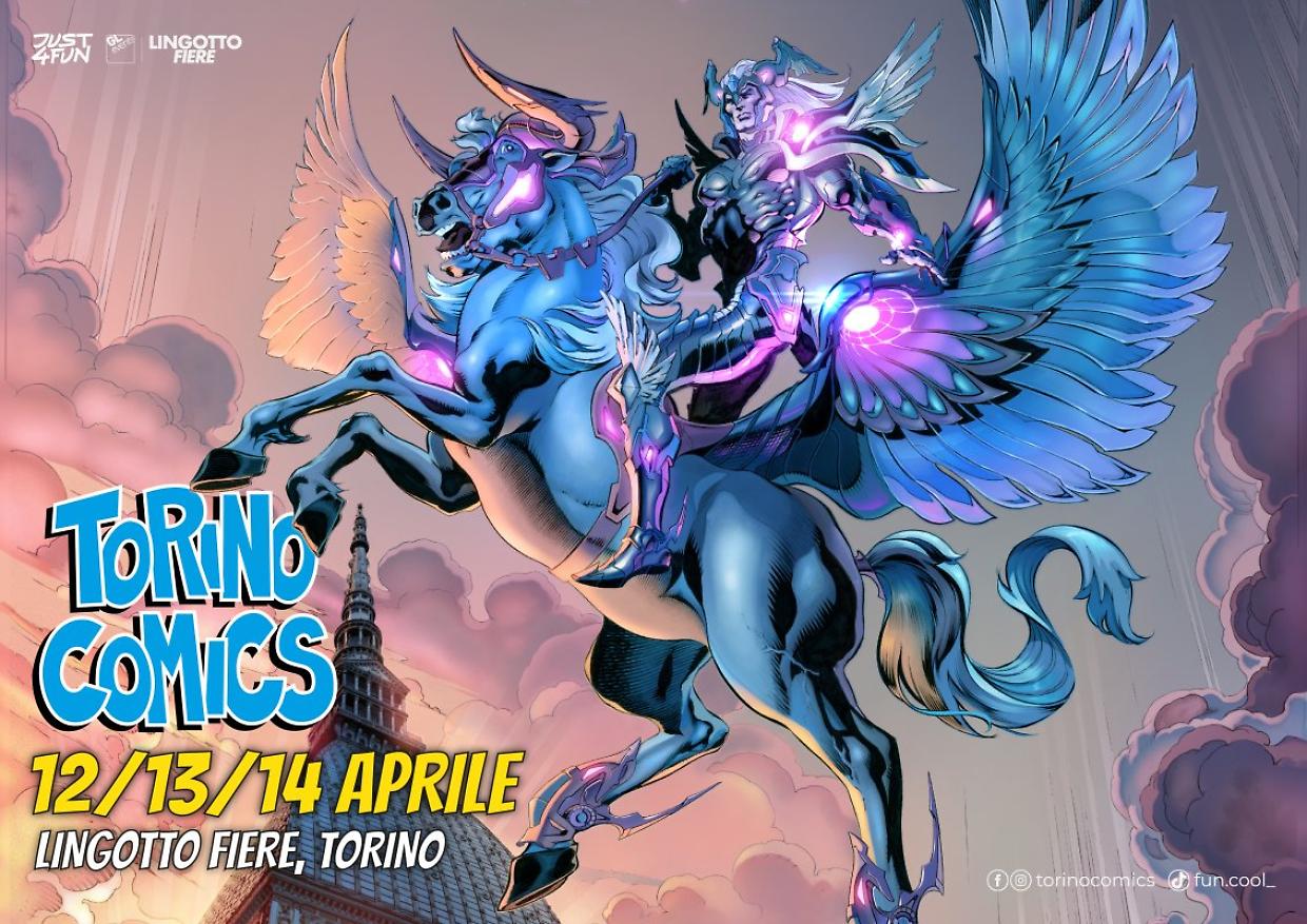  Il manifesto di Torino Comics 2024 firmato Claudio Castellini (Fonte sito Torino Comics)