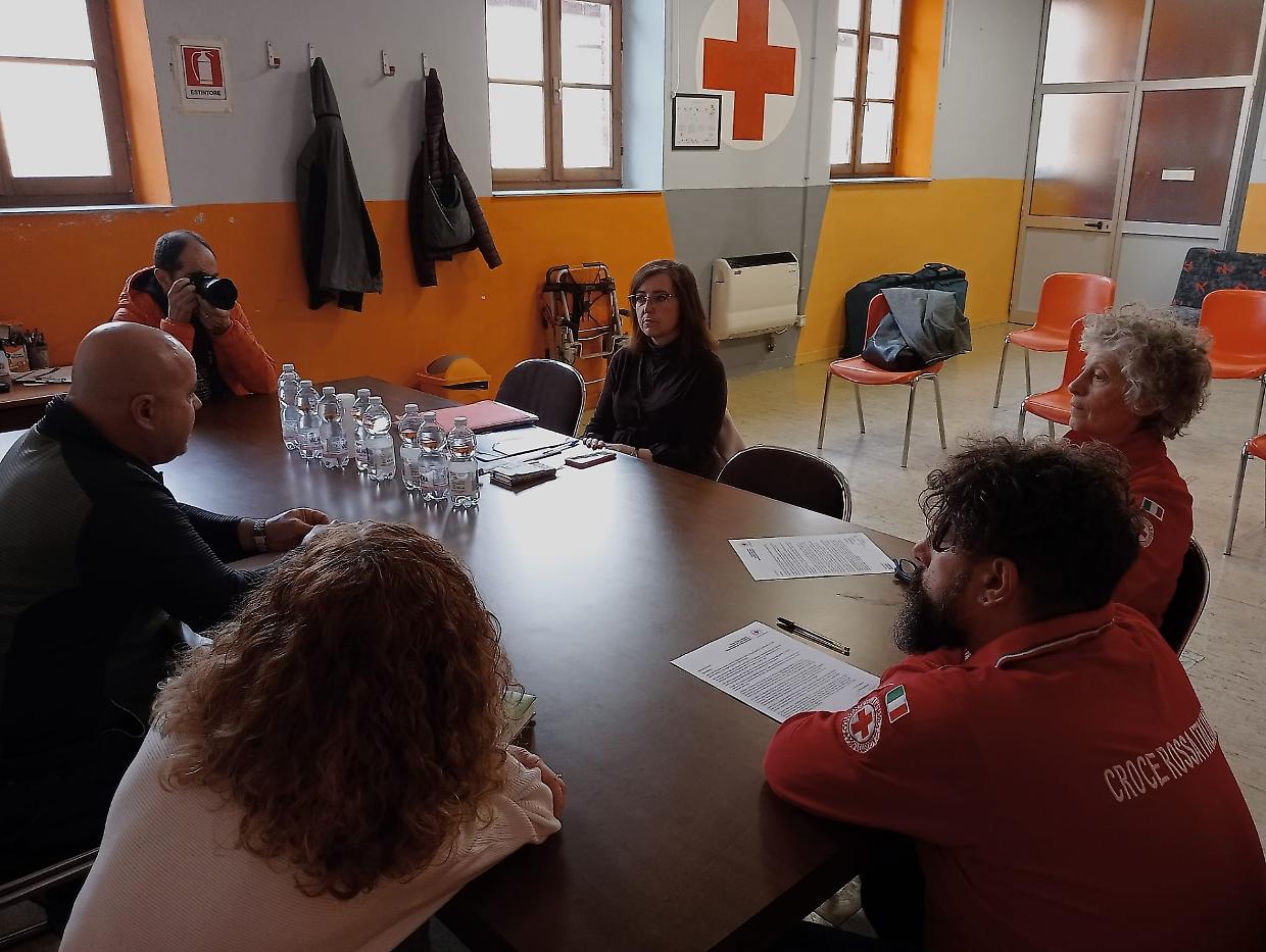 La visita della consigliera Canalis di ieri mattima