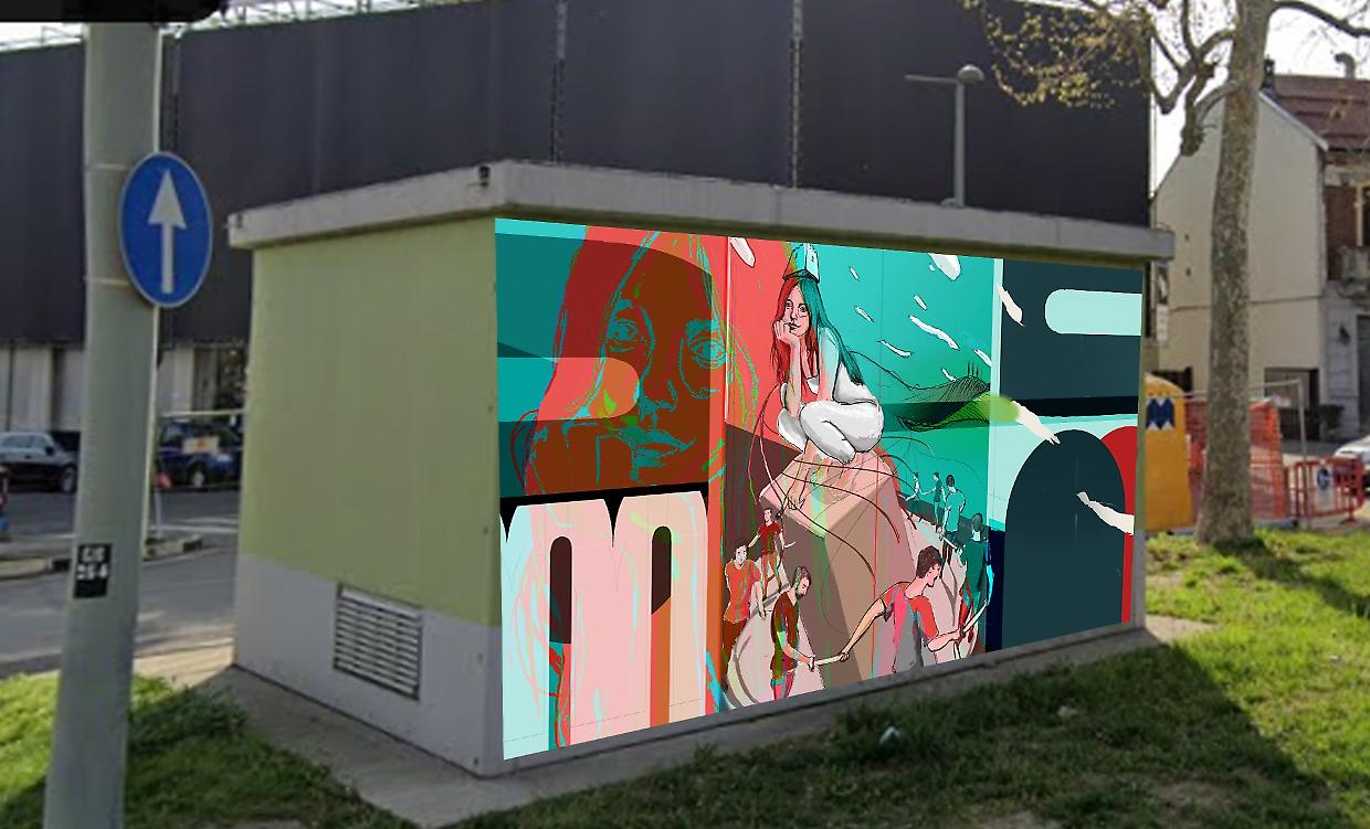 Uno dei progetti premiati dal bando “Cabine d’artista”: 