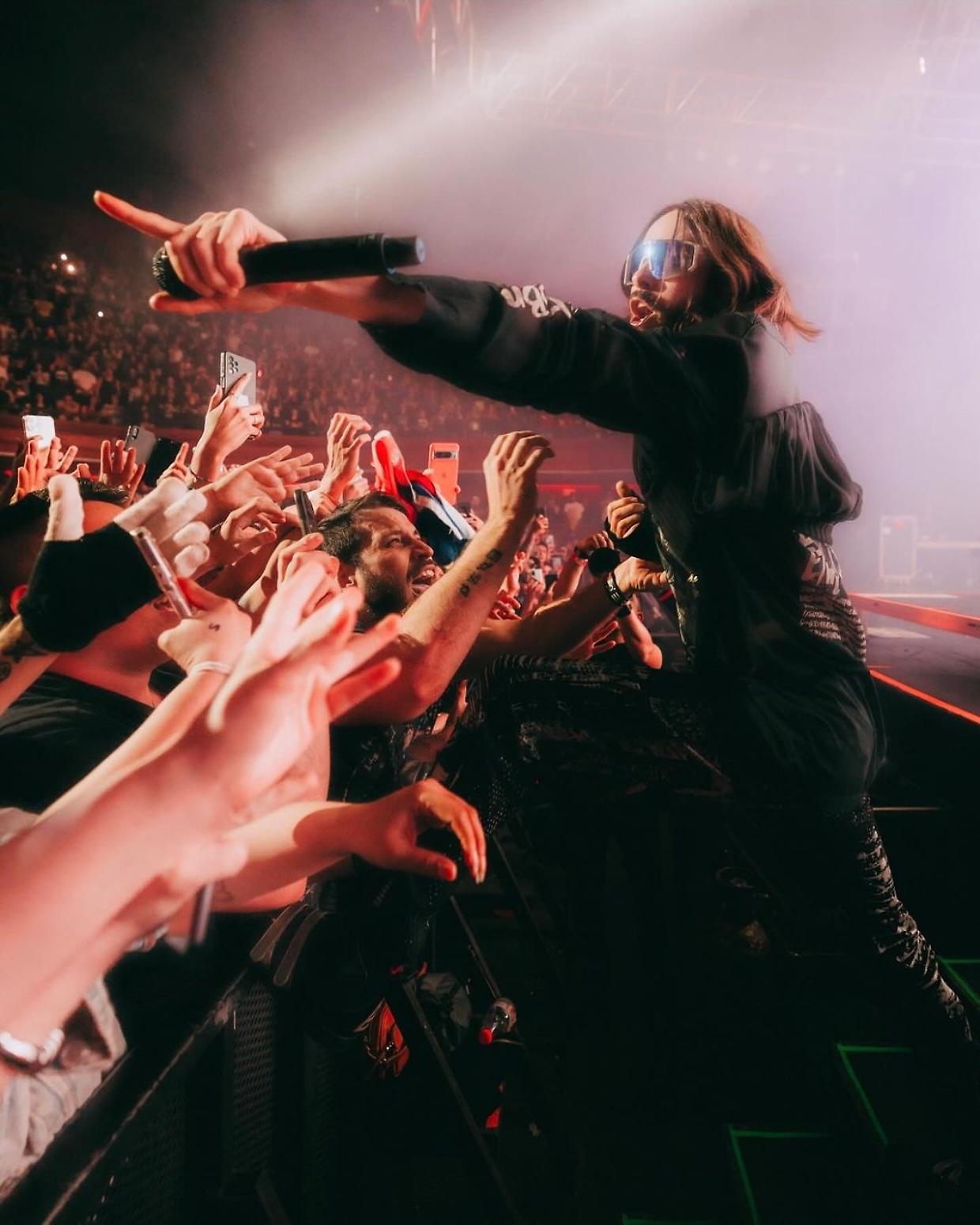 Jared Leto, frontman dei Thirty Seconds To Mars