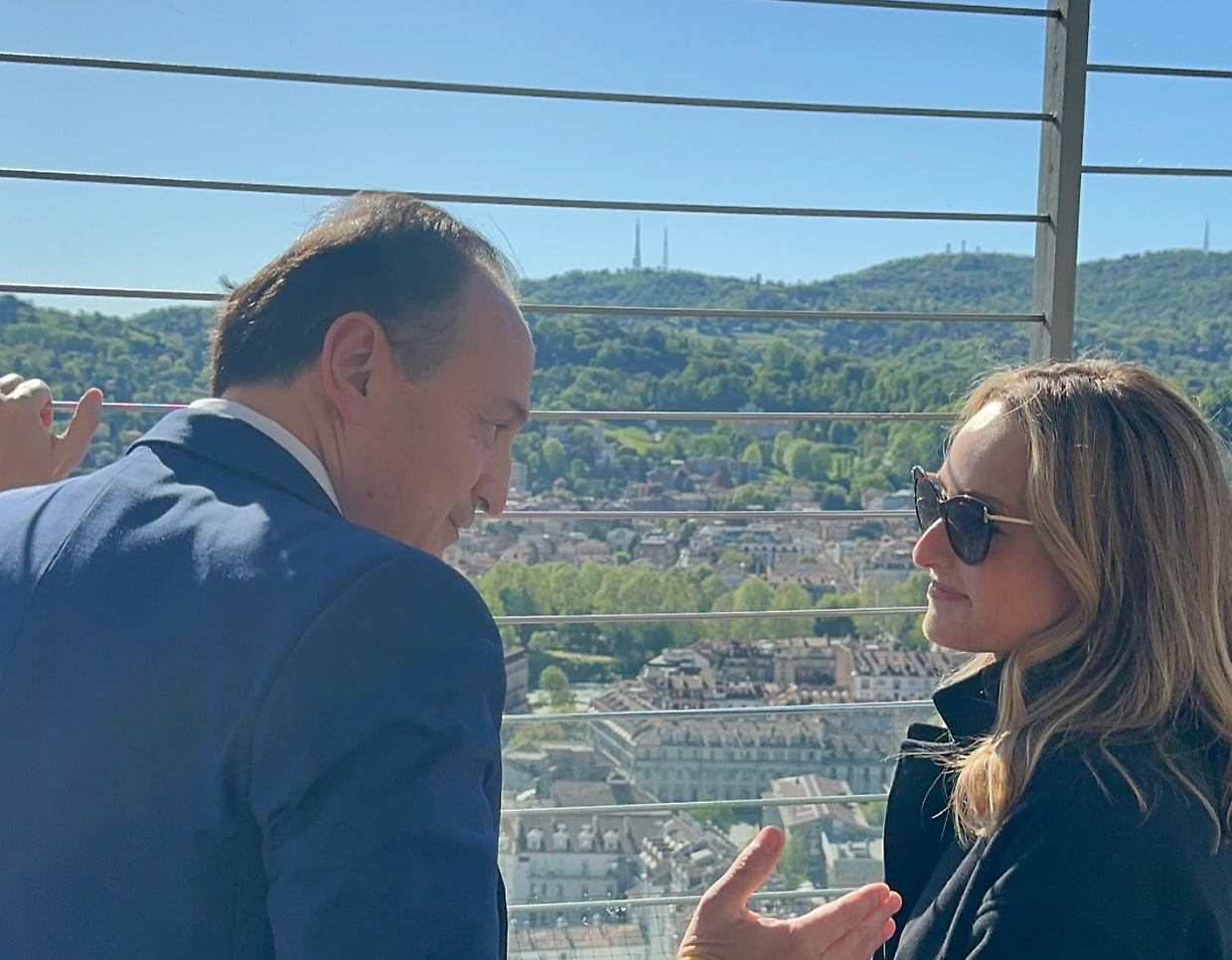 Alberto Cirio e Giada De Laurentiis