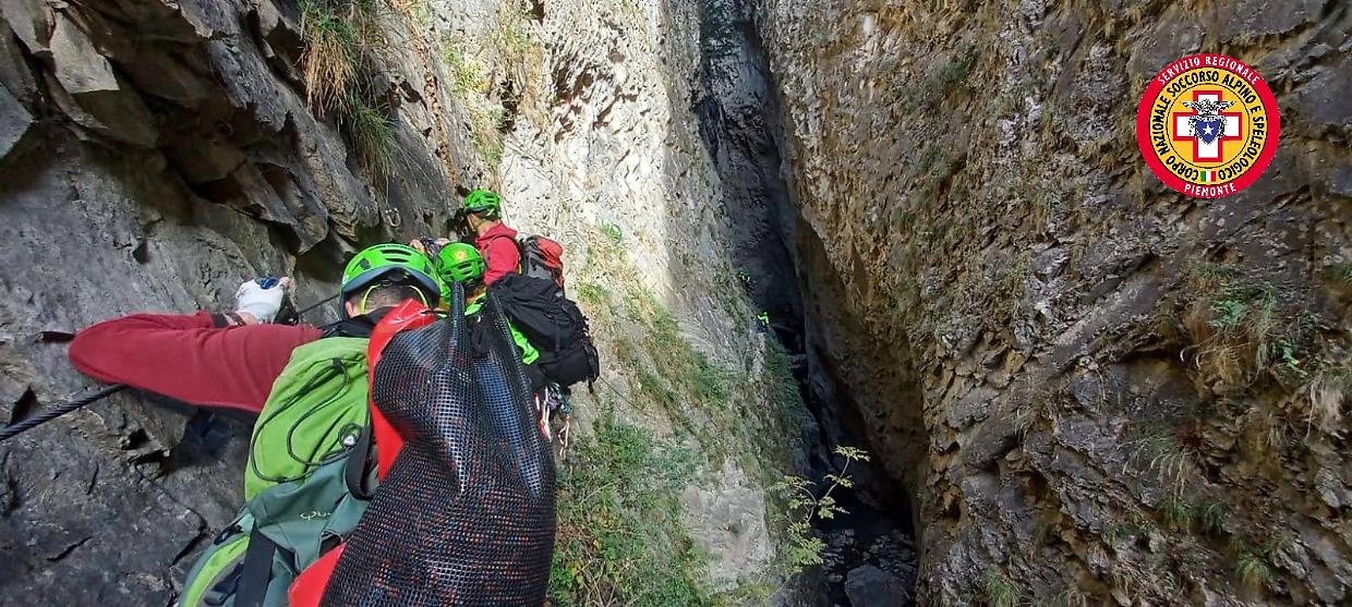 Orrido di Foresto, due escursioni caduti e soccorsi