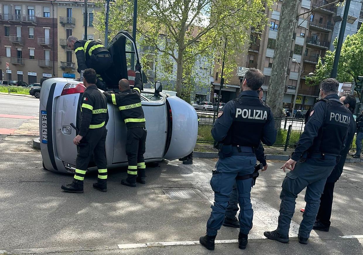 Doppio incidente stradale a Torino: investita una donna, è grave al Cto