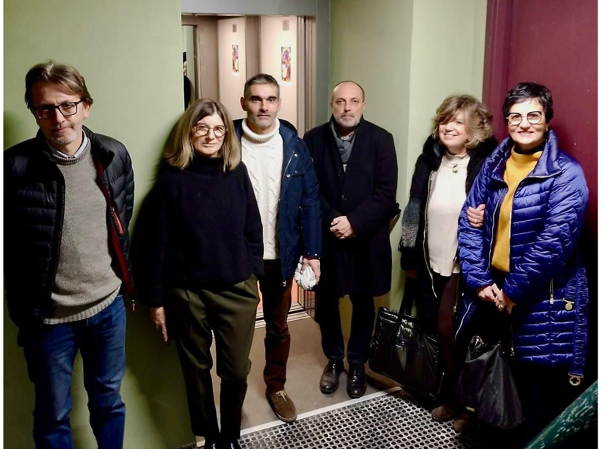 L’inaugurazione nella scuola media Quarini