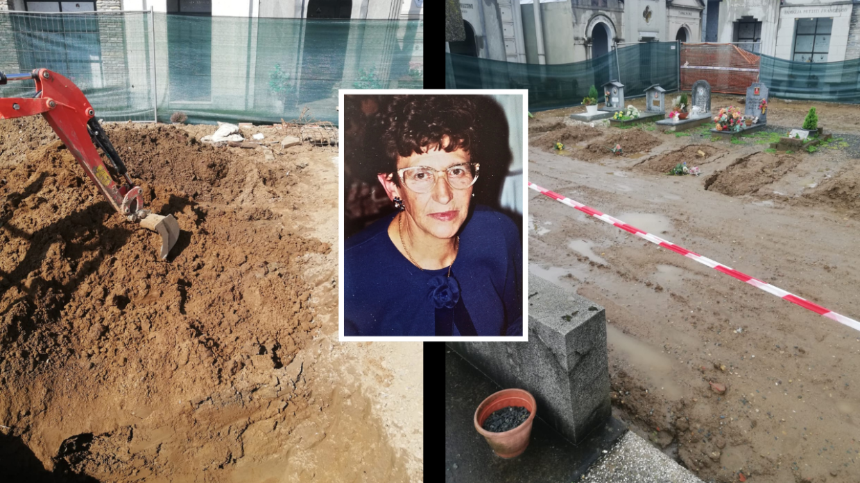Il dubbio dopo l’esumazione di Livia Cubattoli: «Quelle non sono le sue ossa di mia mamma, fate il Dna» 