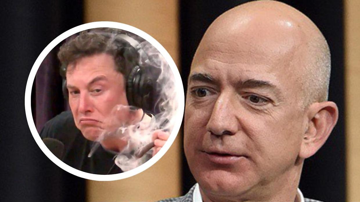 Elon Musk e Jeff Bezoz (Fonte Instagram)