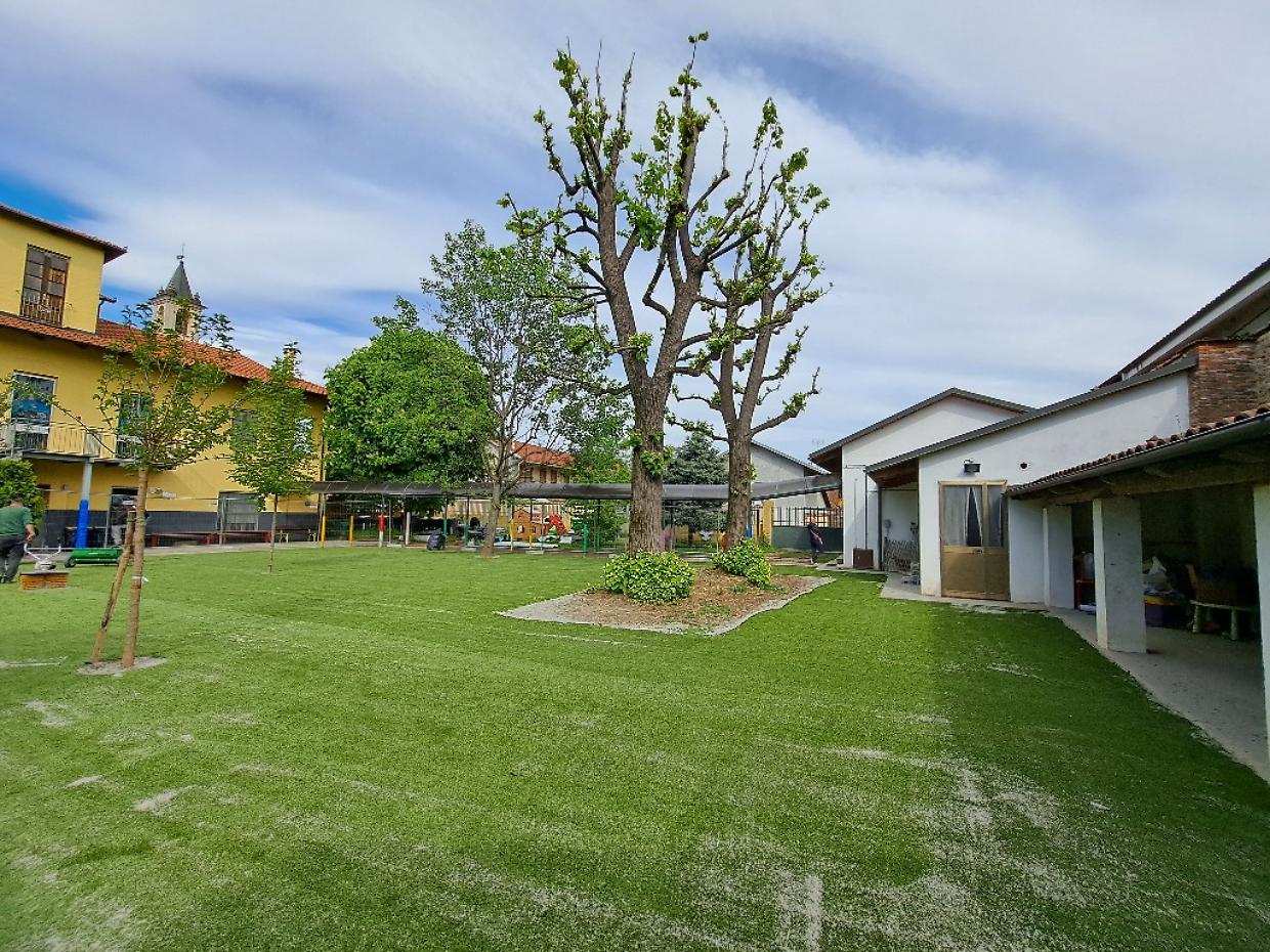 Un nuovo giardino sicuro per i bambini della Scuola dell'Infanzia "A.A. Torasso" di Chivasso
