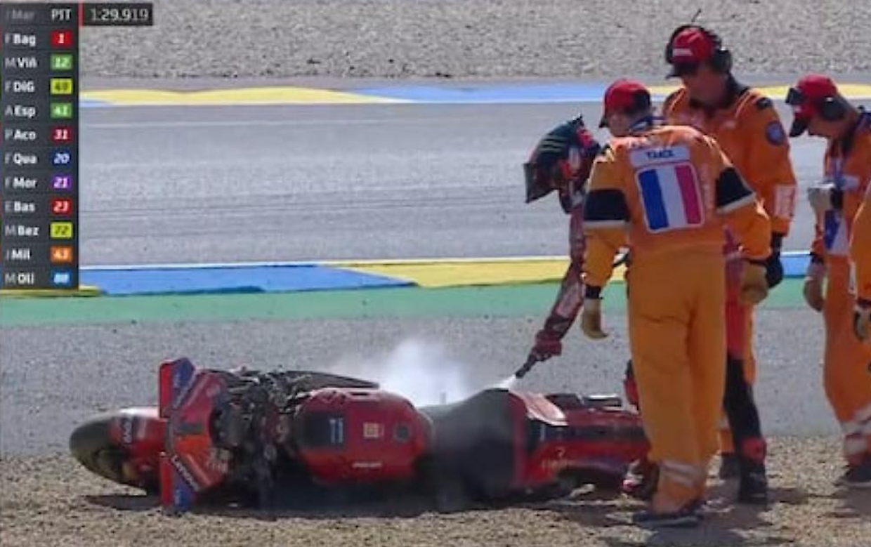 Il sabato nero di Pecco Bagnaia: il campione del mondo è una furia, ecco perché