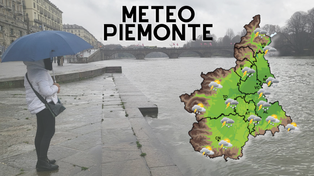 Meteo Piemonte, quando smetterà di piovere? Il parere del meteorologo Andrea Vuolo