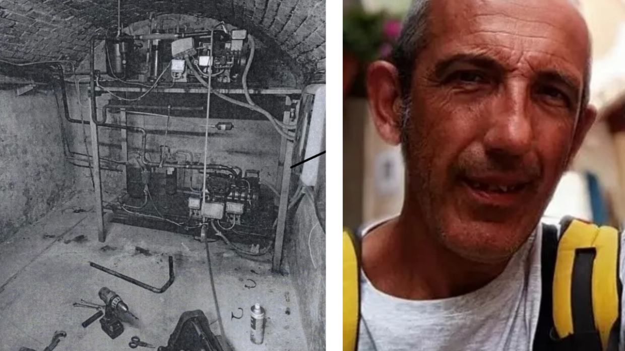 Tibaldi morì in un sotterraneo