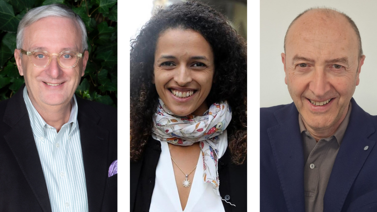 Helen Ghirmu  tra Claudio Agnese (a sinistra) e Martino Zucco Chinà (a destra)