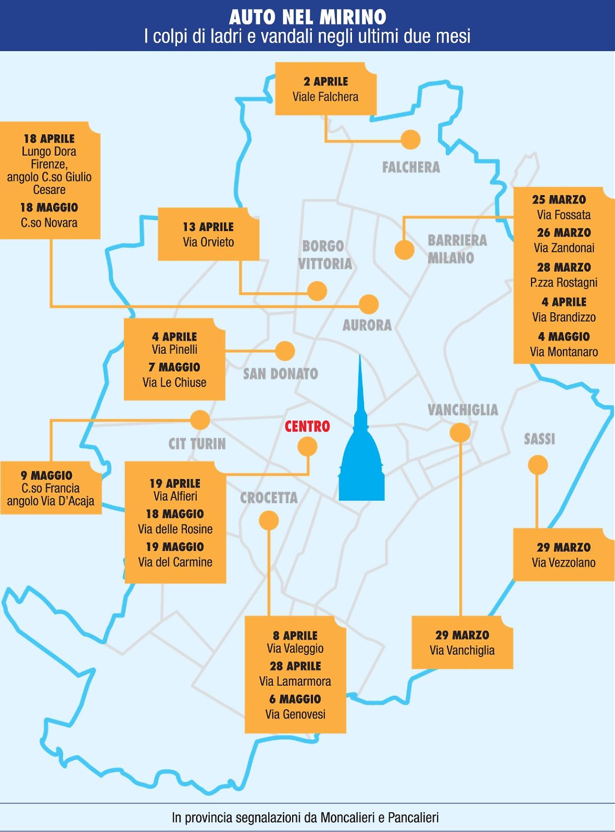 mappa vandali