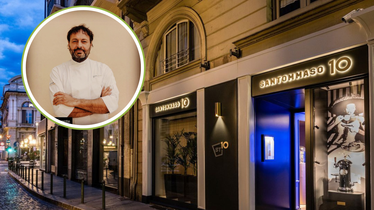 Cena a 4 mani con lo chef stellato Ugo Alciati al ristorante Santommaso 10