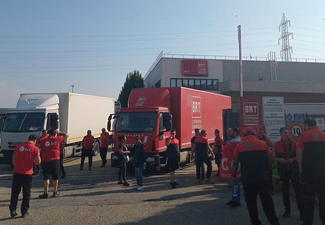 Sciopero nei quattro magazzini di Orbassano, Settimo Torinese e San Mauro