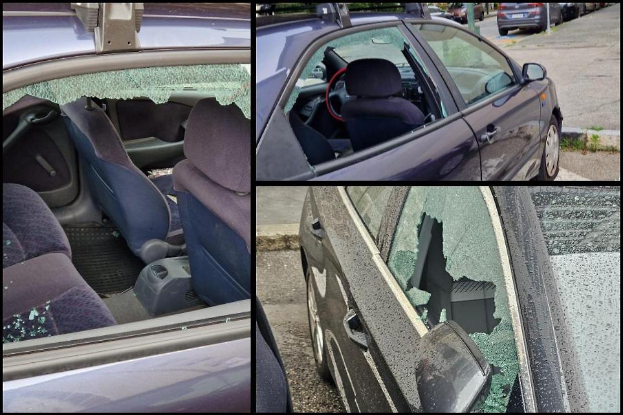 Strage di finestrini spaccati: vandali all'assalto a Mirafiori
