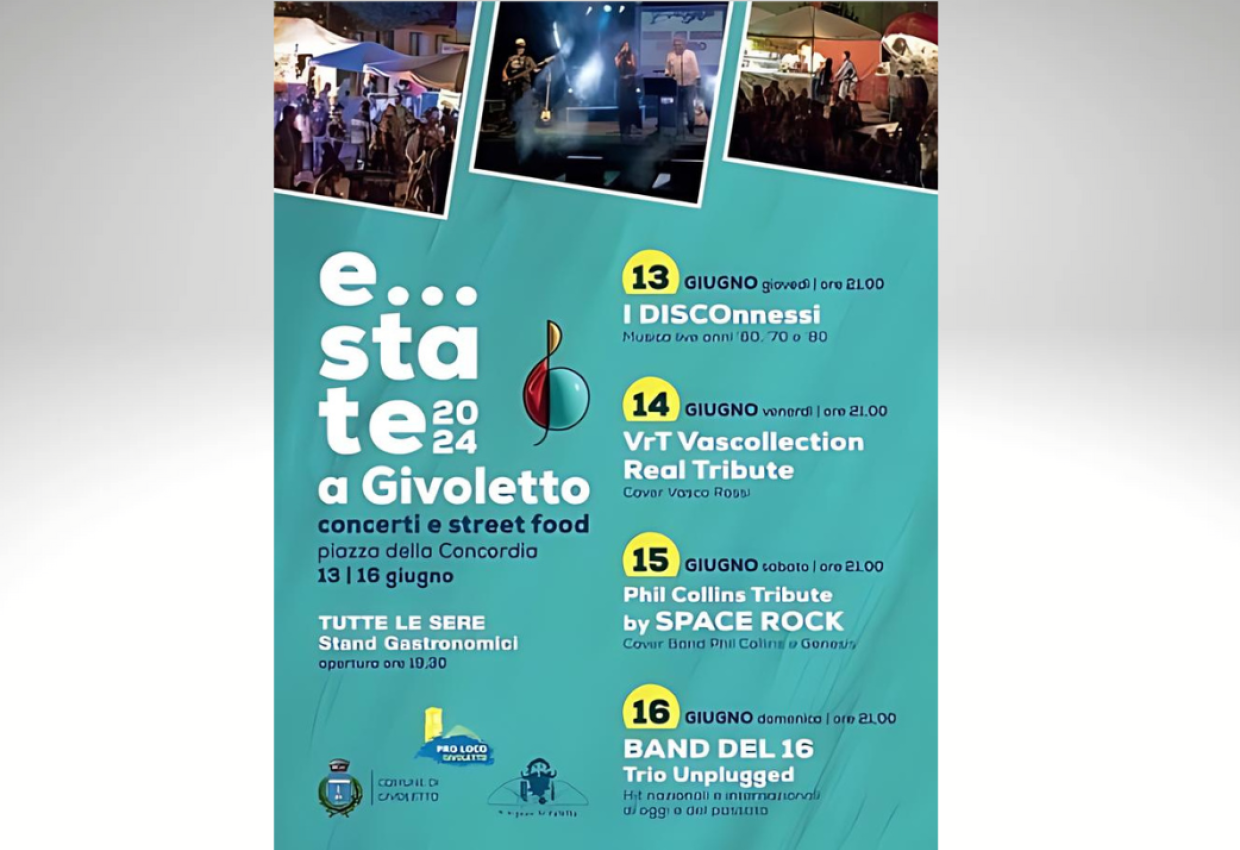 quattro giorni all'insegna del divertimento, del cibo e di buona musica