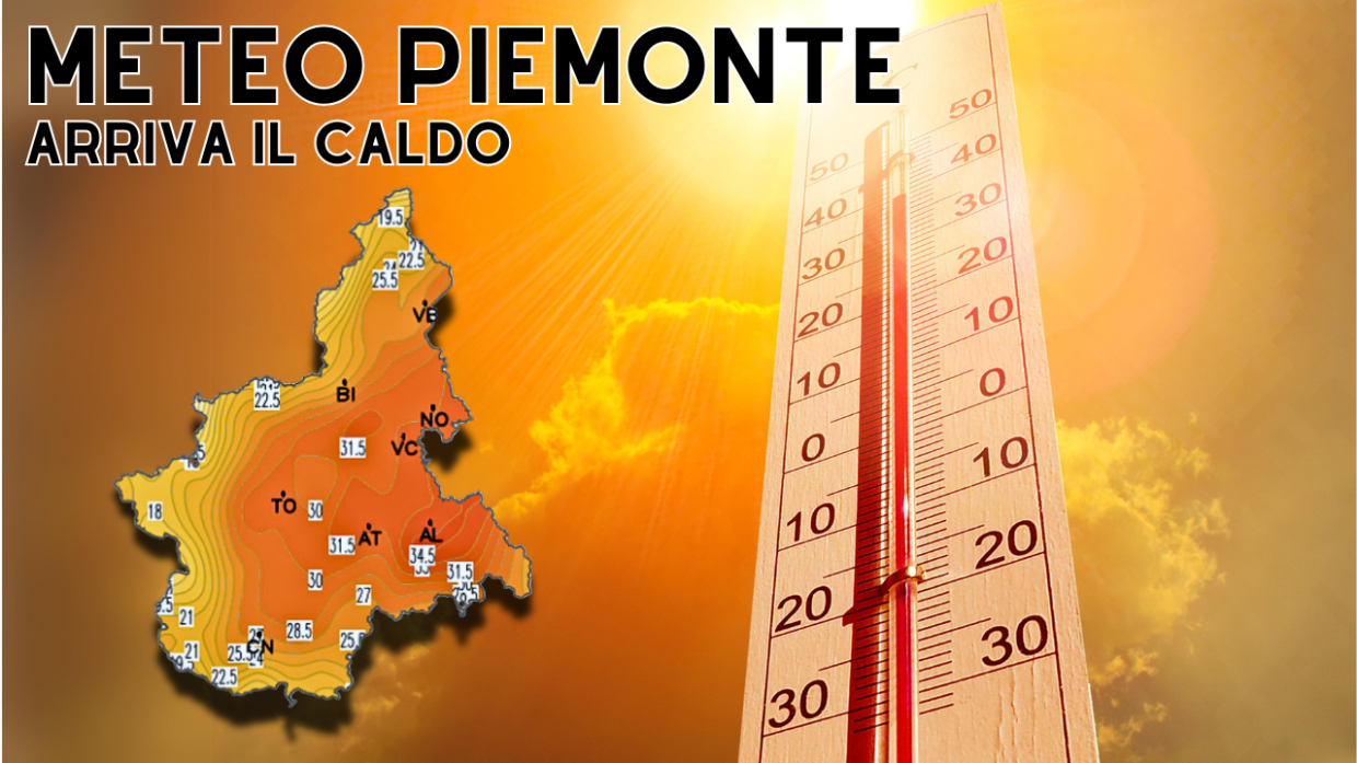 Meteo Piemonte, è arrivato il caldo. Si raggiungeranno i 30 gradi ma durerà poco