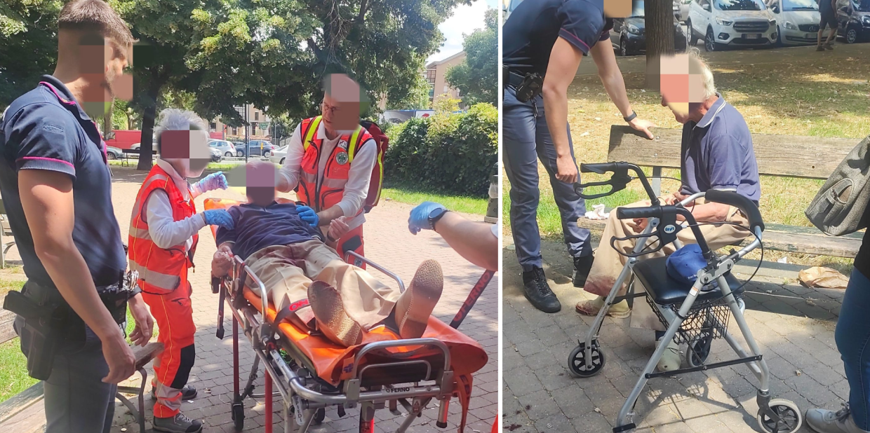 Anziano disabile picchiato a sangue ai giardini di Barriera di Milano