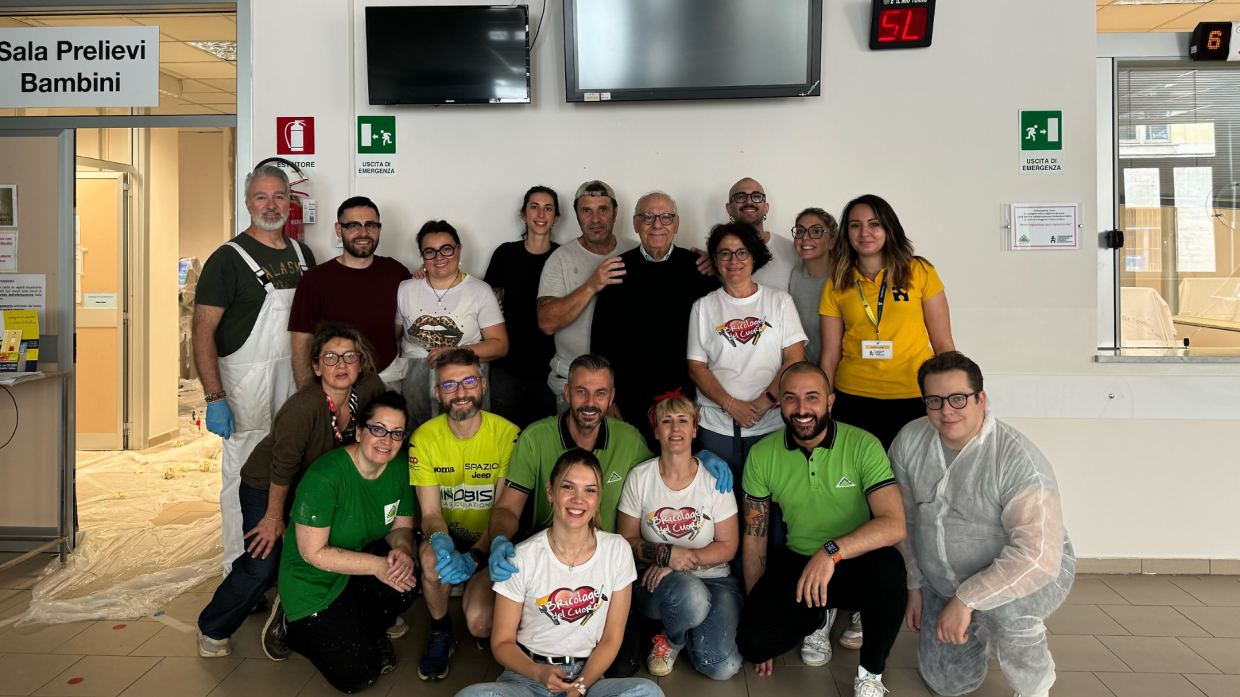 Bricolage del cuore: il progetto benefico di Leroy Merlin per ristrutturare la Palazzina Zuretti 