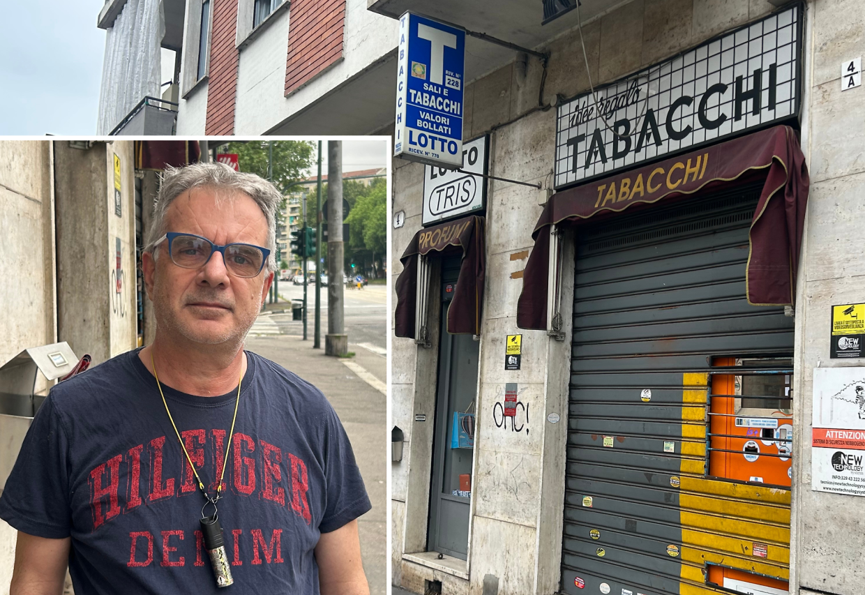 L'incubo del tabaccaio rapinato sei volte: «Ho chiuso per paura, ora ringrazio i poliziotti»