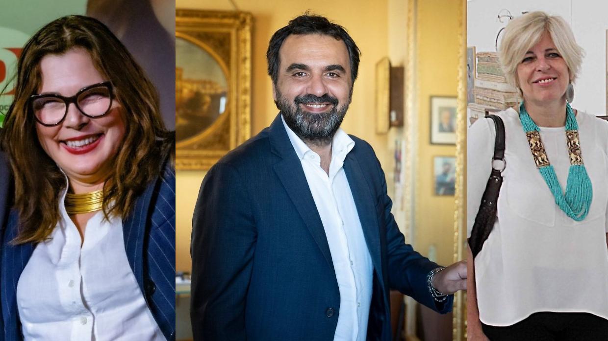 Laura Pompeo, Paolo Montagna e Antonella Parigi 