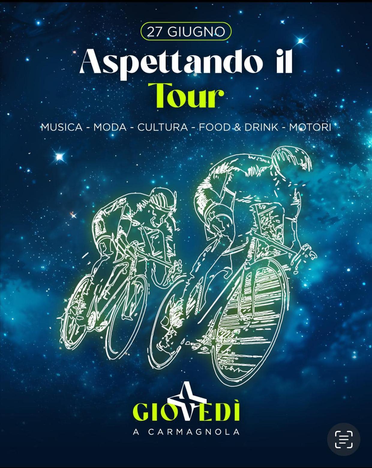 Carmagnola si illumina di giallo per il Tour de France: ritorna l'estate con i Giovedì sotto le Stelle
