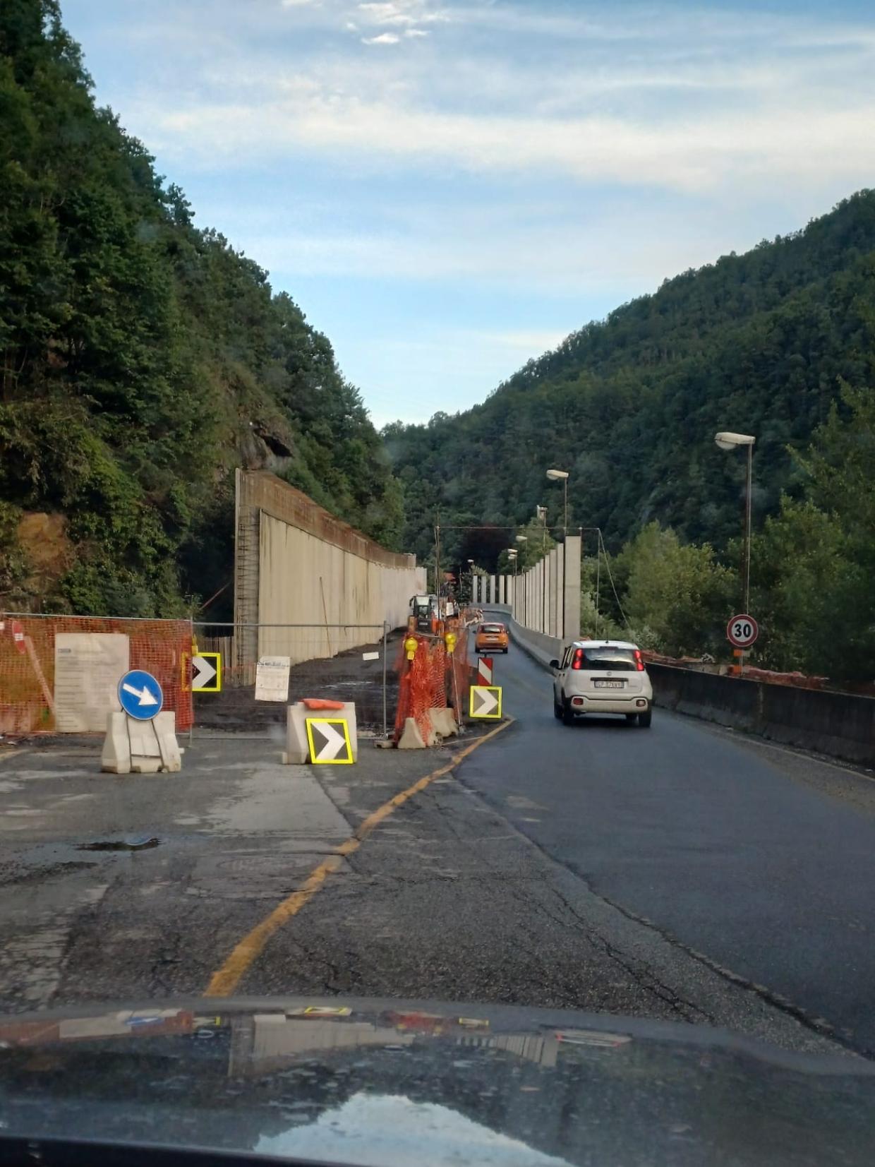Pessinetto:  al via i lavori per la costruzione della galleria paramassi sulla SP1