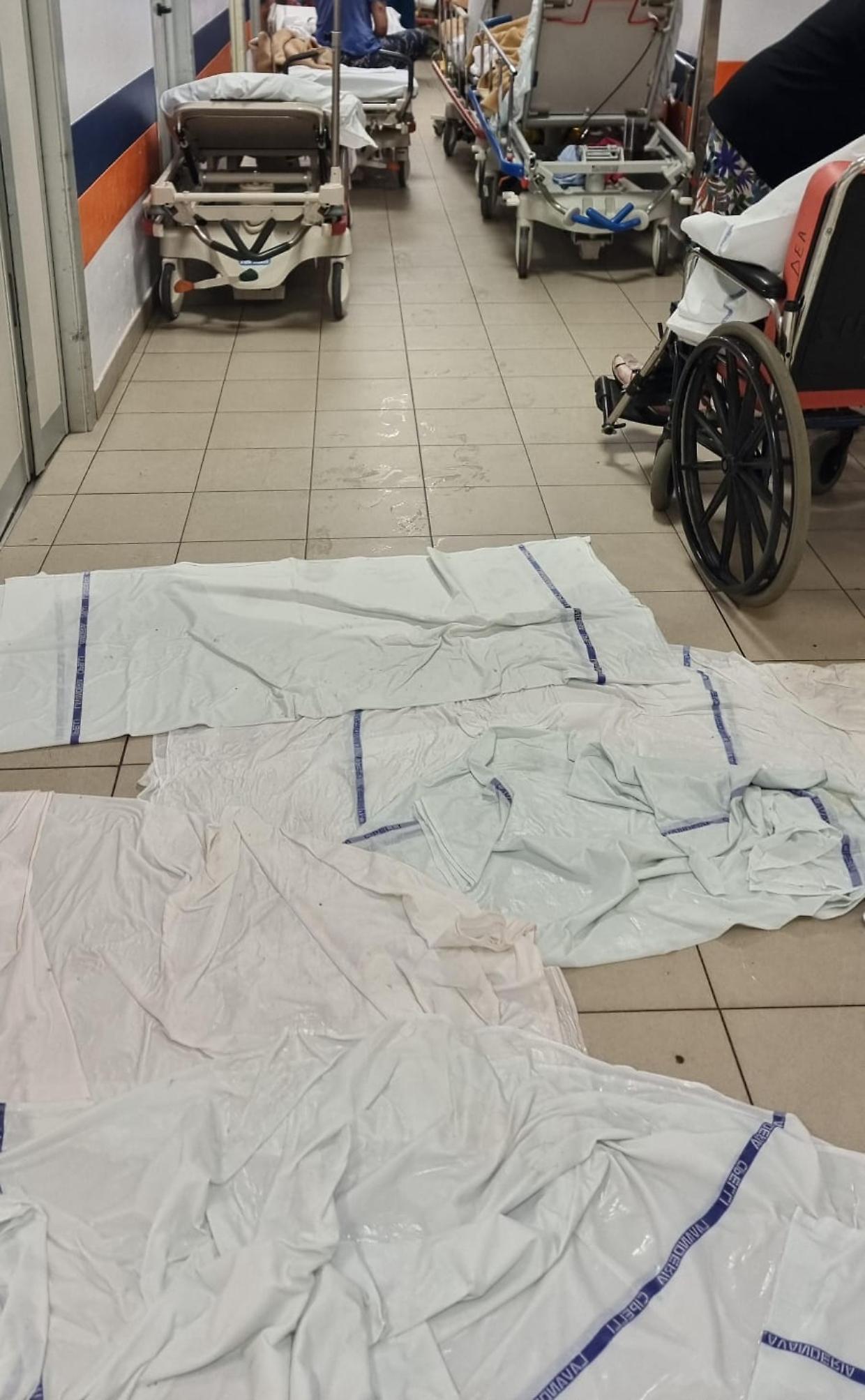 Maltempo a Moncalieri, pronto soccorso del Santa Croce completamente allagato