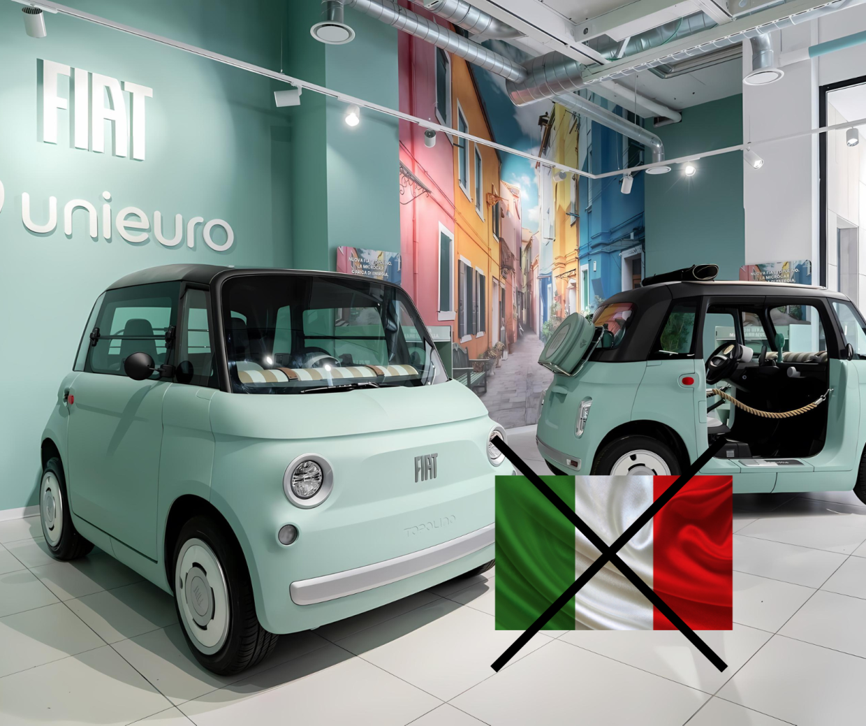 Stellantis, via il Tricolore dalla Fiat Topolino: "Caro cliente, te lo togliamo gratis". Ecco la lettera