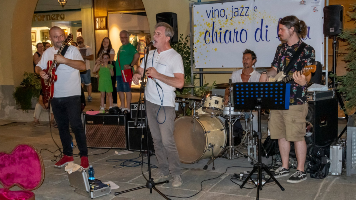 "Vino, jazz e chiaro di luna": a Cirié un evento magico tra note e calici pregiati