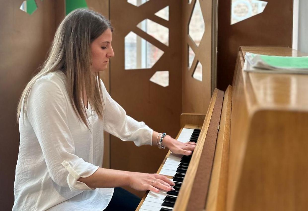 Nel complesso Aldo Moro spunta un pianoforte