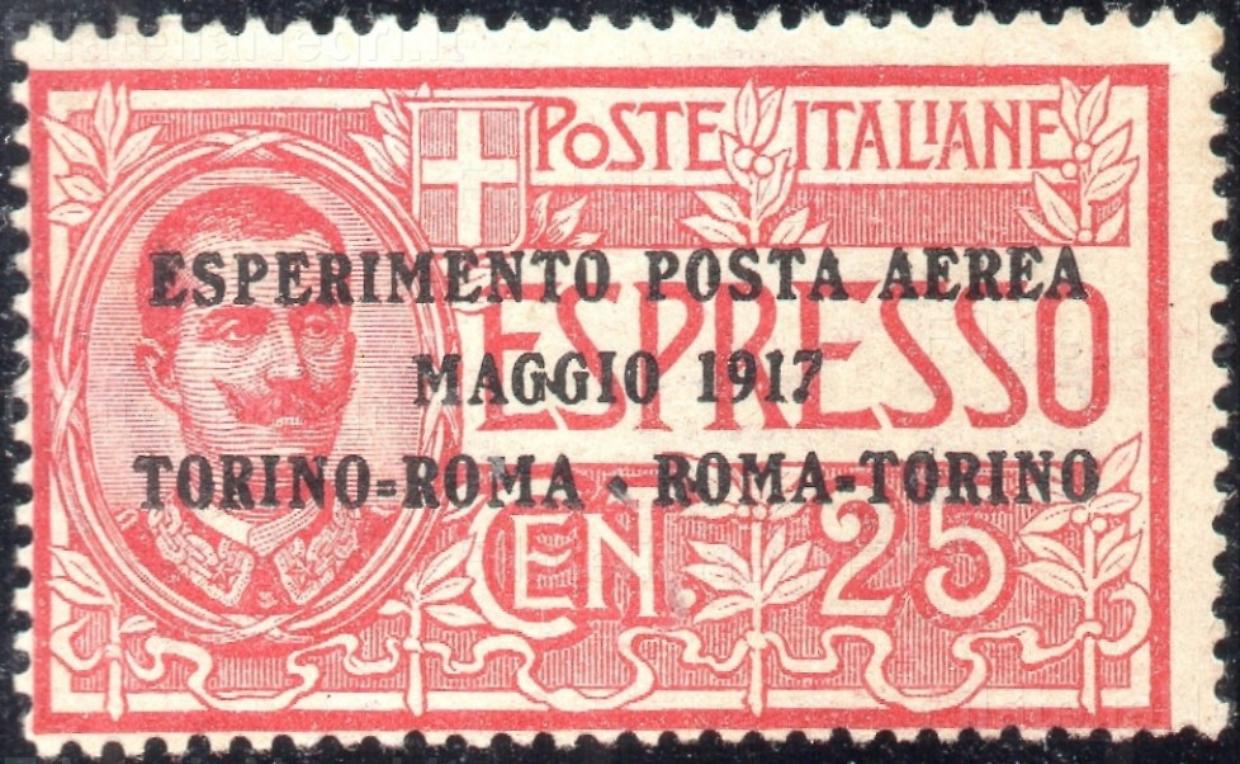 Il primo francobollo aereo: Torino e l'alba della posta aviatoria