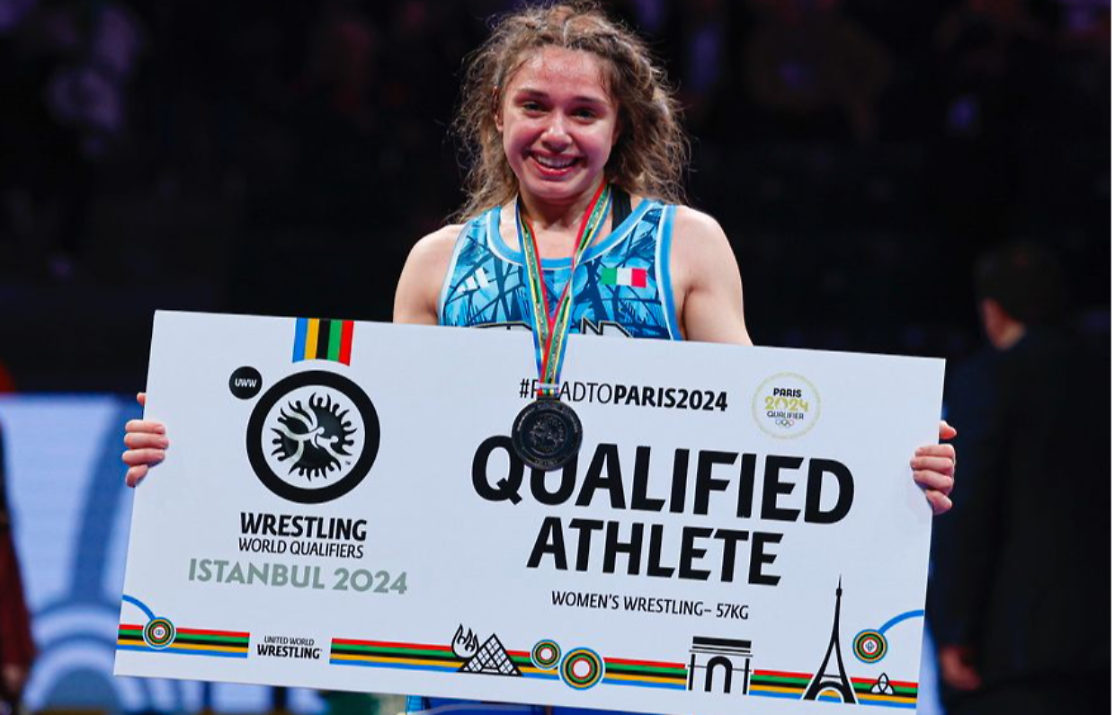 Piccola grande Aurora Russo, la 21enne torinese che ha riportato la lotta ai Giochi olimpici 20 anni dopo