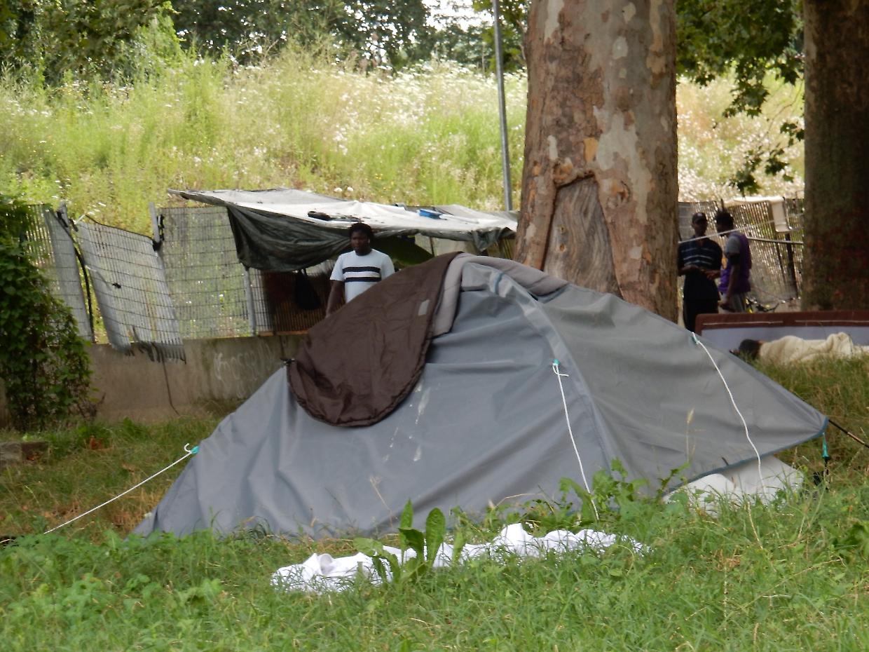 La tenda da campeggio del Sempione